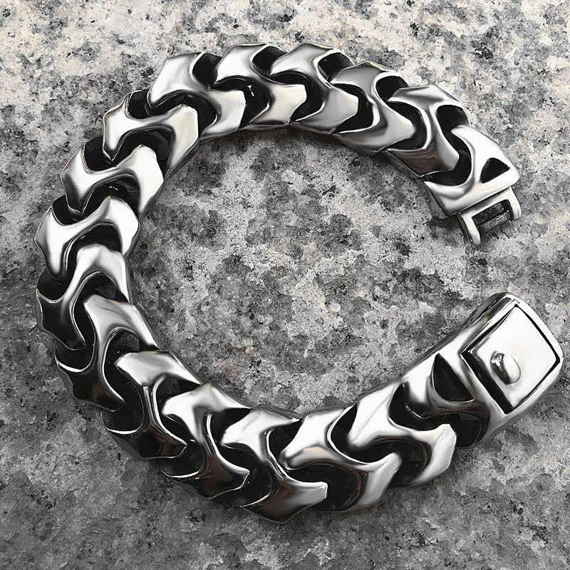 Ceramic Link Bracelet - Gelang Punk Rock Viking Kuba Gelang