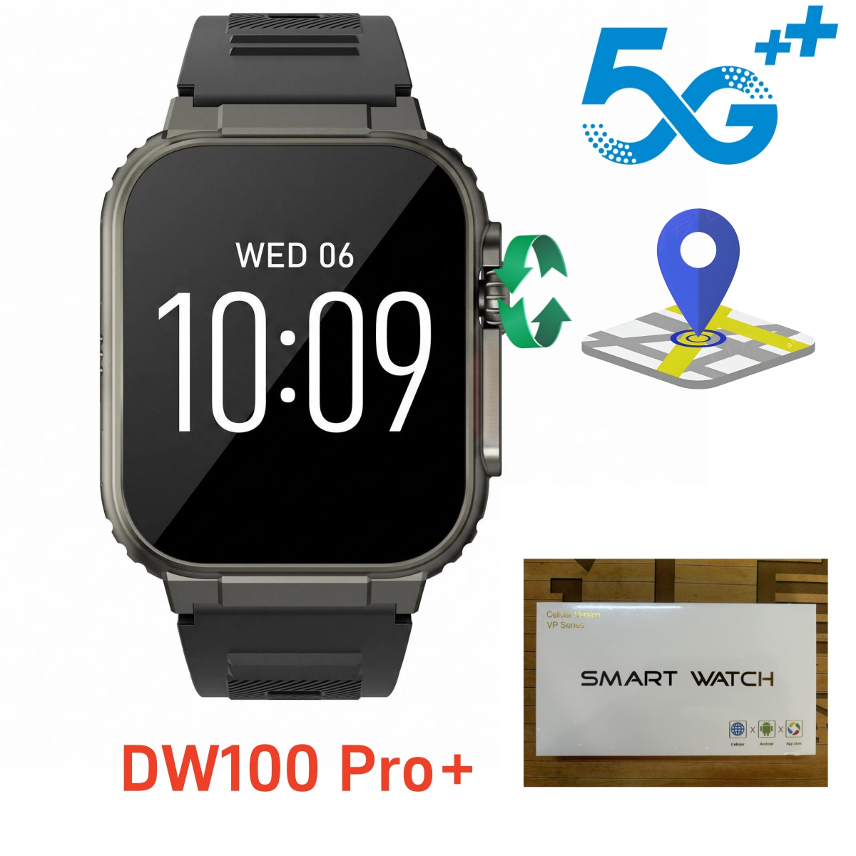 Smartwatch Id - DW100 Pro plus Touch ID Smartwatch