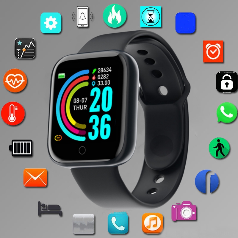 Silicone Band Replacement - Jam tangan pintar olahraga pria dan