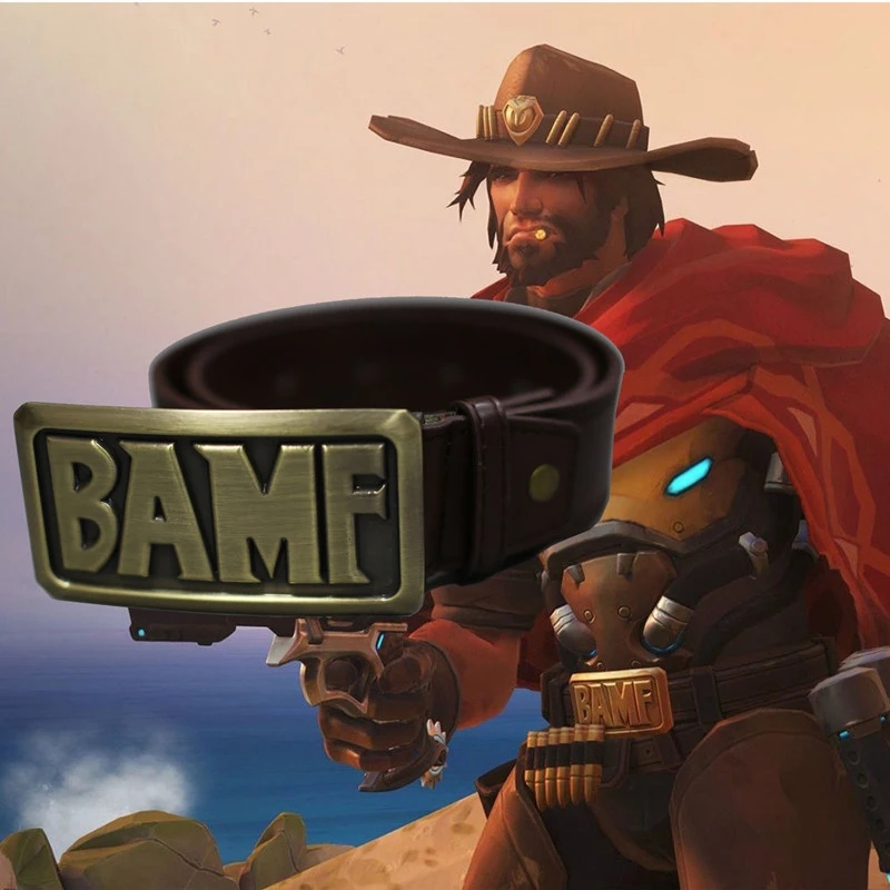 Accessories With Watch - PANAS! Sabuk Mccree Cos Cowboy Metal