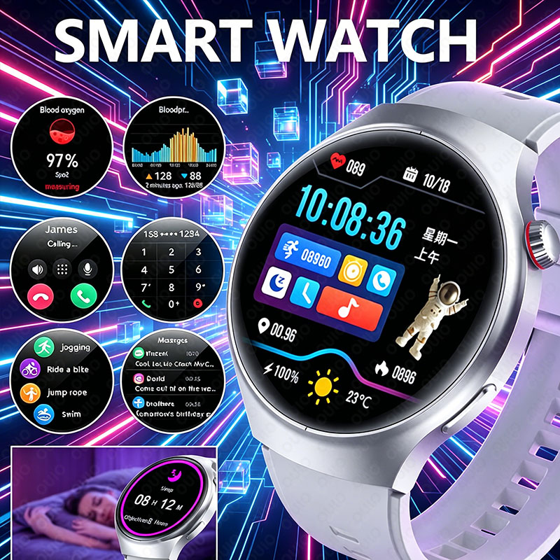Smartwatch M Active - Jam Tangan Pintar 2026 Mode Multi-Olahraga