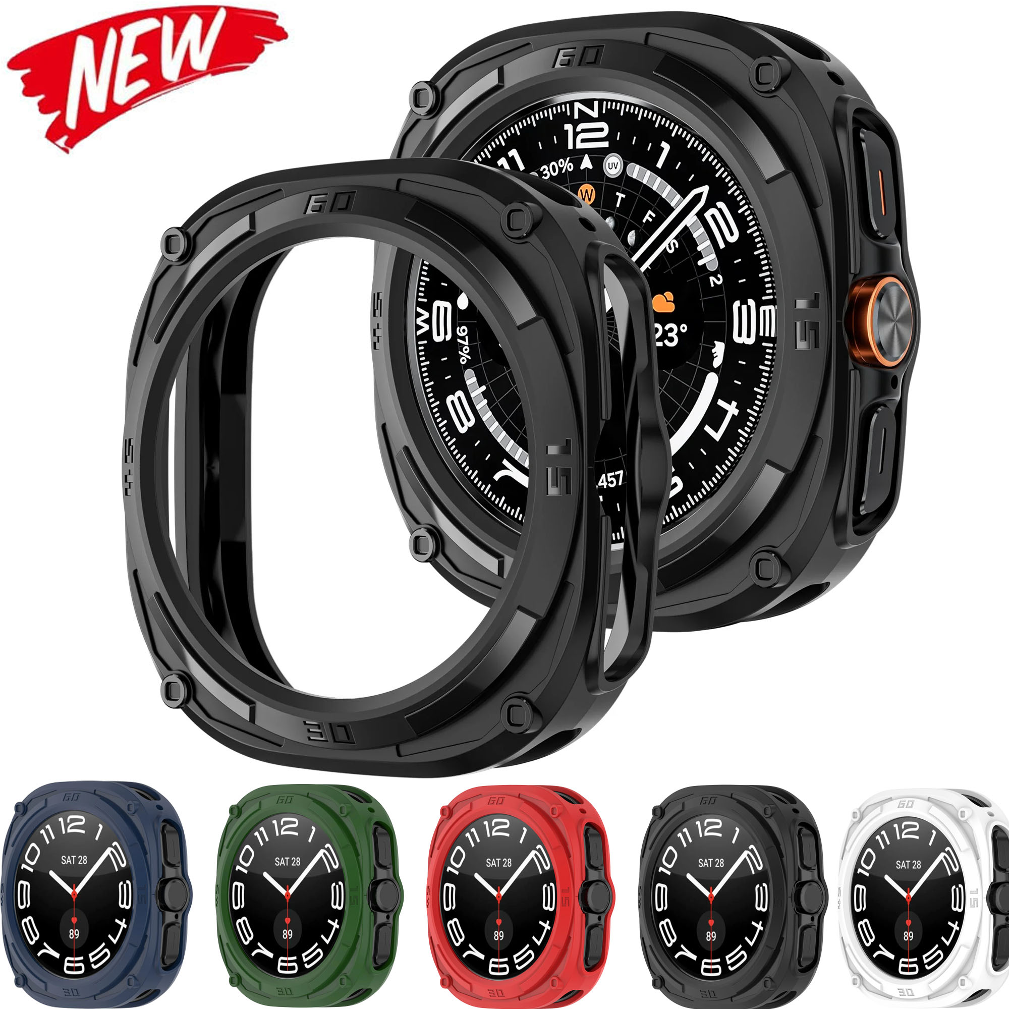 Samsung Smartwatch Ultra Accessories - Pelindung layar untuk Samsung Galaxy Watch