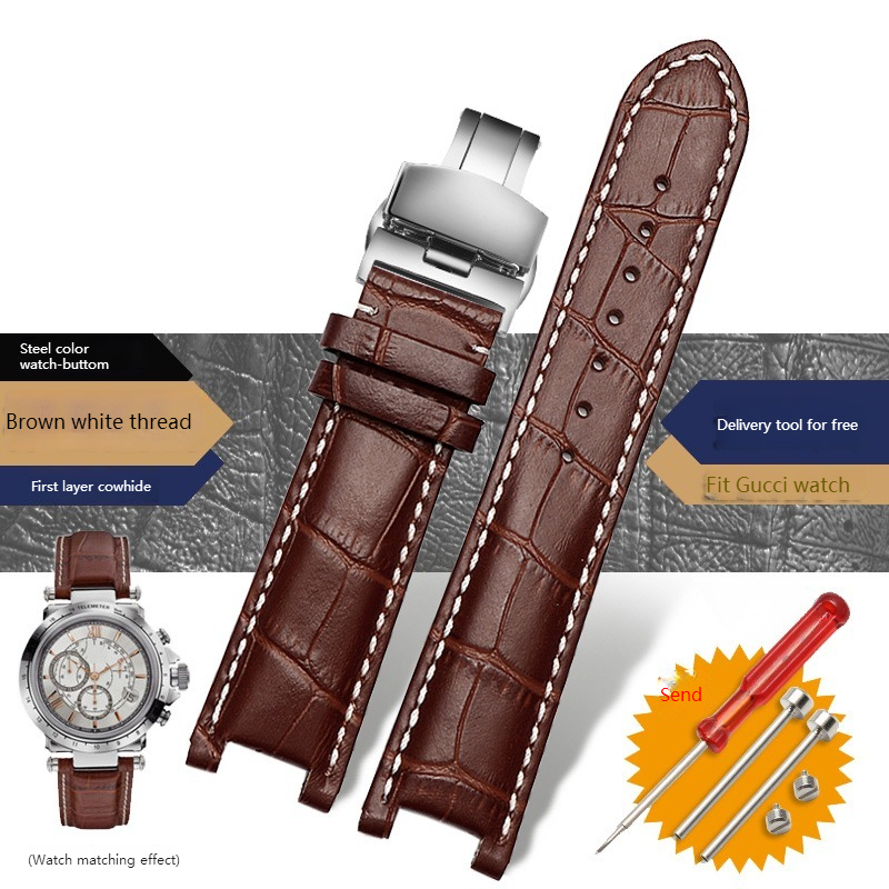 Smartwatch Guess - Gelang jam kulit asli untuk pria