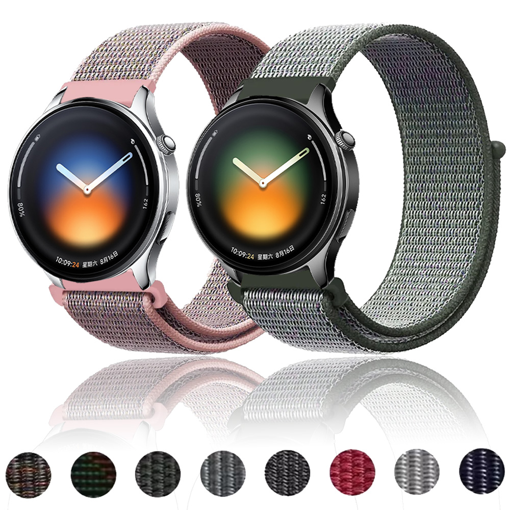 Tali Nilon 20/22mm untuk Xiaom - Xiaomi Smartwatch S3 Accessories ulasan dan harga