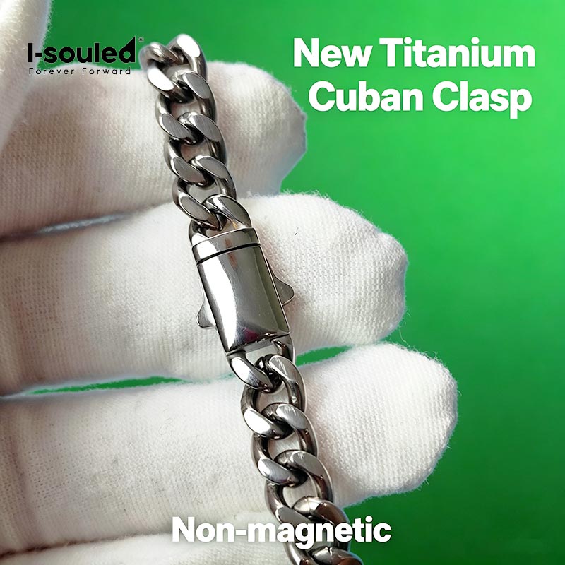 Gelang Titanium Solid 7mm Ring - Ceramic Link Bracelet ulasan dan harga