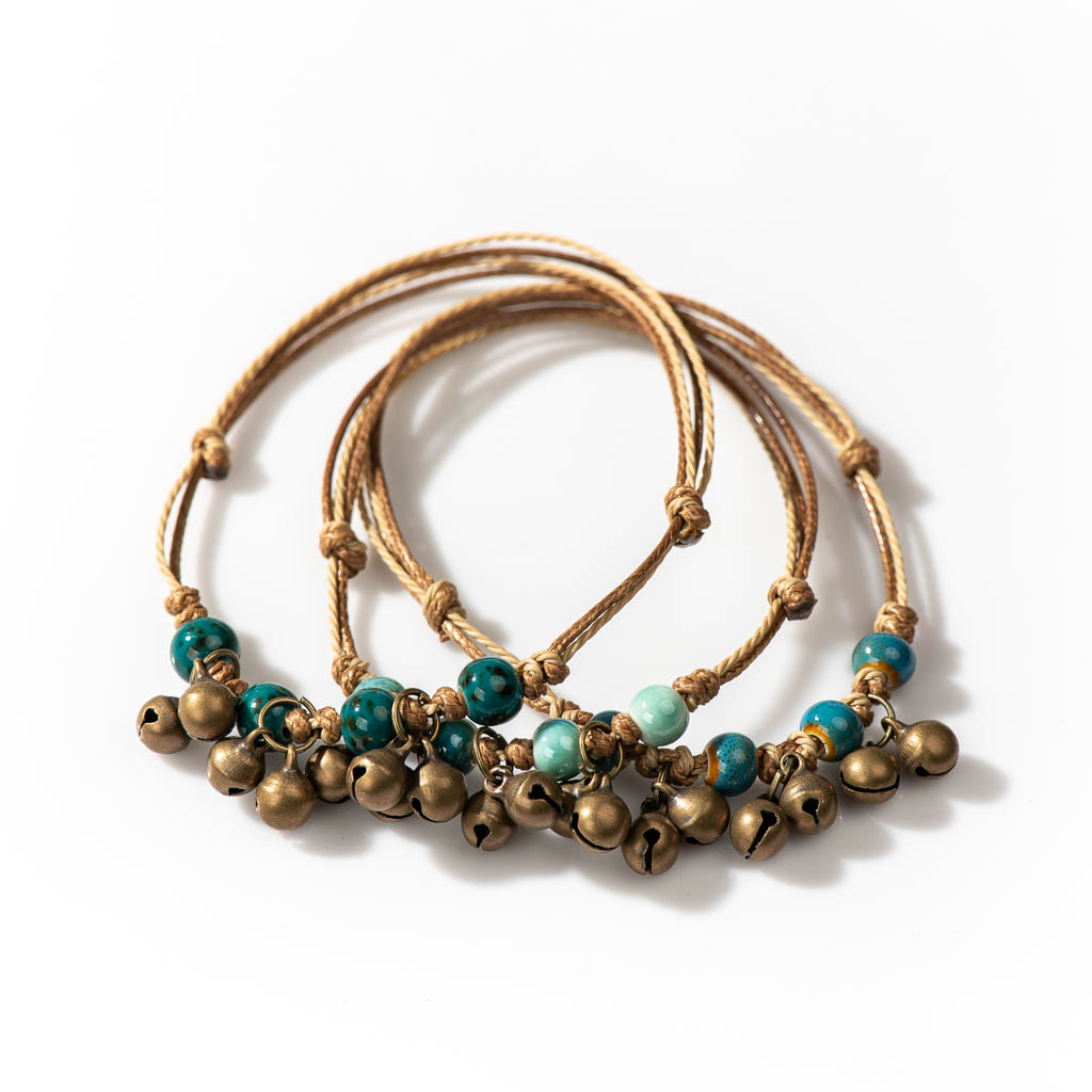 Buatan Tangan Keramik Gaya Ret - Ceramic Link Bracelet ulasan dan harga