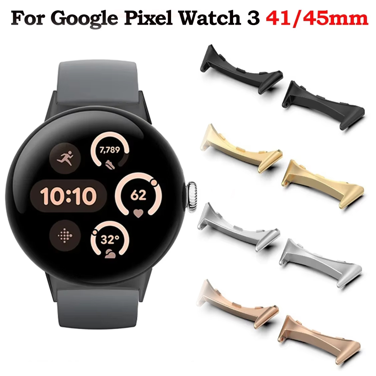 Adaptor konektor tali jam tang - Smartwatch Watch Accessories ulasan dan harga