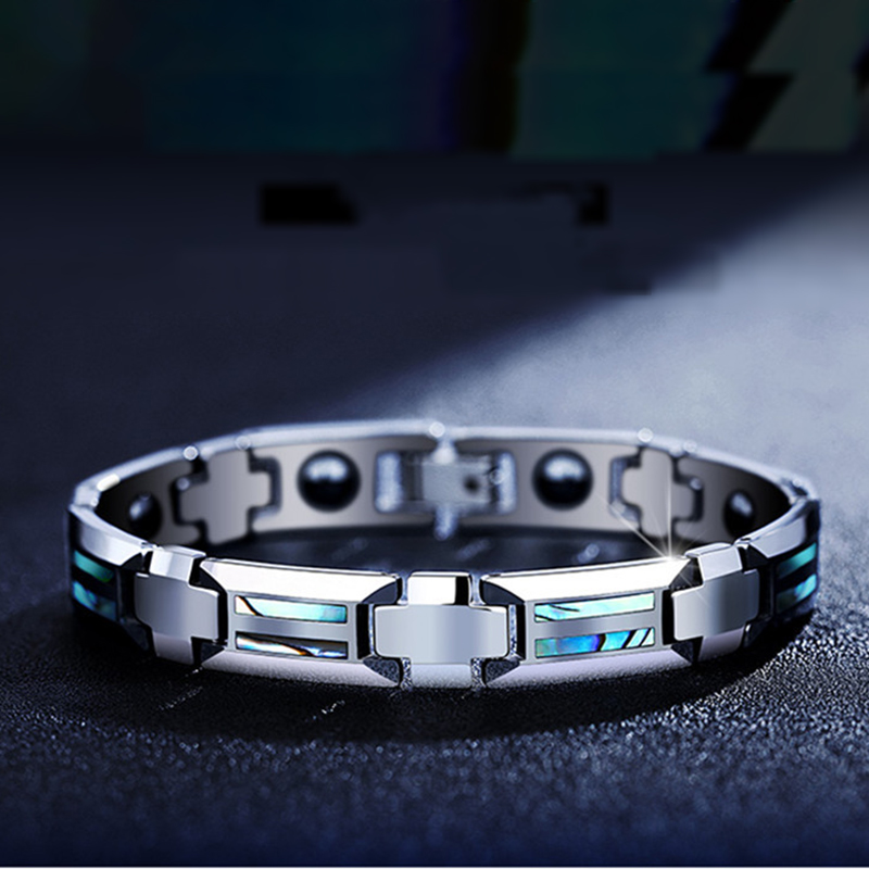 10Mm Havey Punk Hitam Keramik  - Ceramic Link Bracelet ulasan dan harga