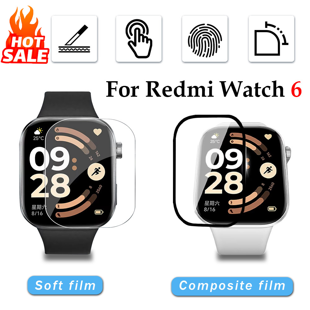 1-5 Buah Film Lembut untuk Xia - Xiaomi Smartwatch Accessories ulasan dan harga