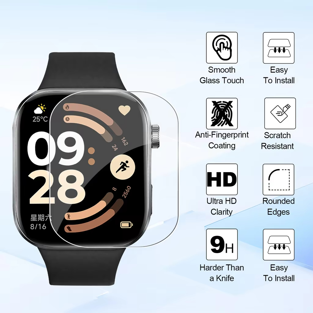 1-5 Buah Film Lembut untuk Xia - Xiaomi Smartwatch Accessories ulasan dan harga