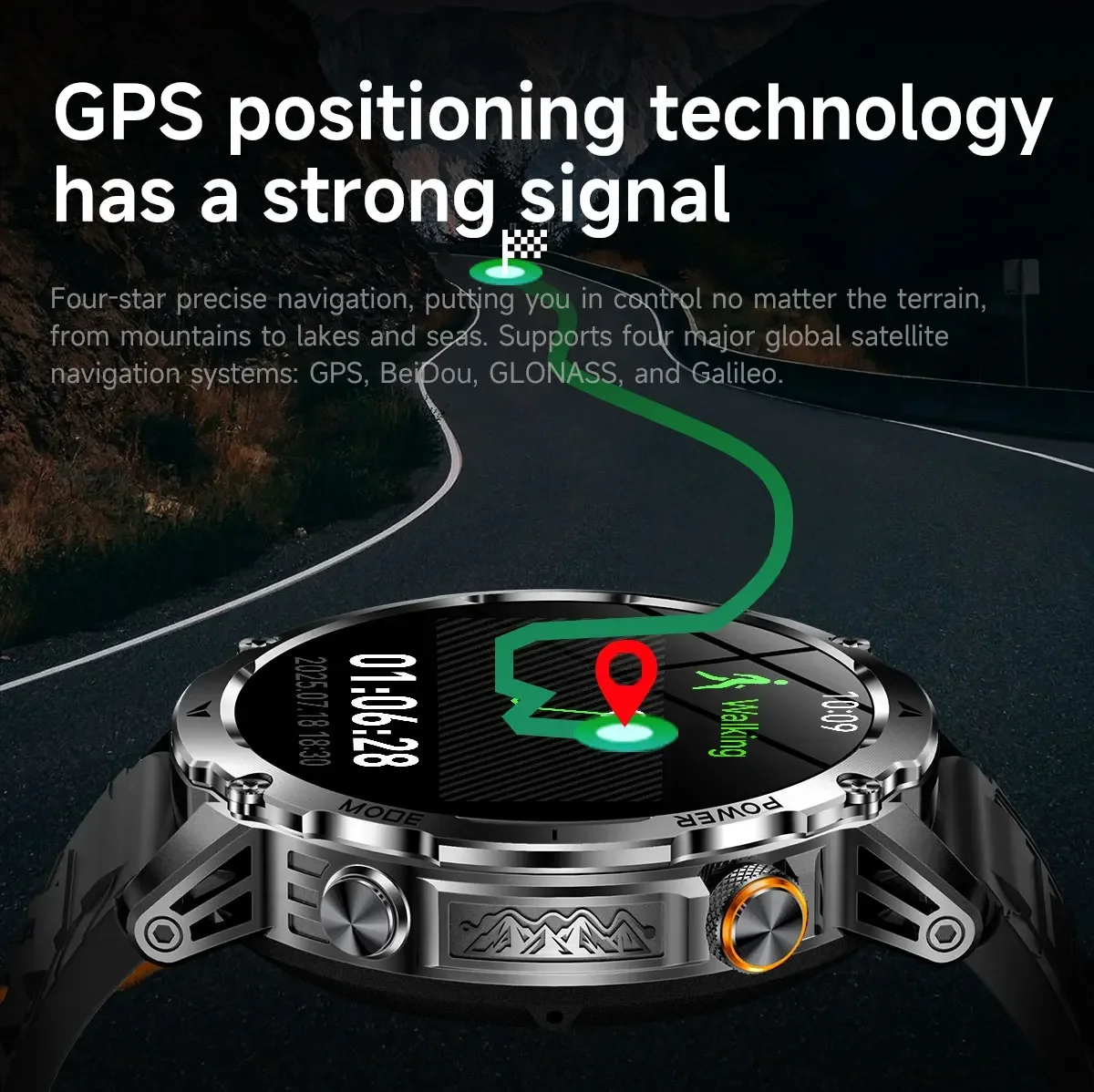 Jam Tangan Pintar Militer Pria - Smartwatch M Active ulasan dan harga