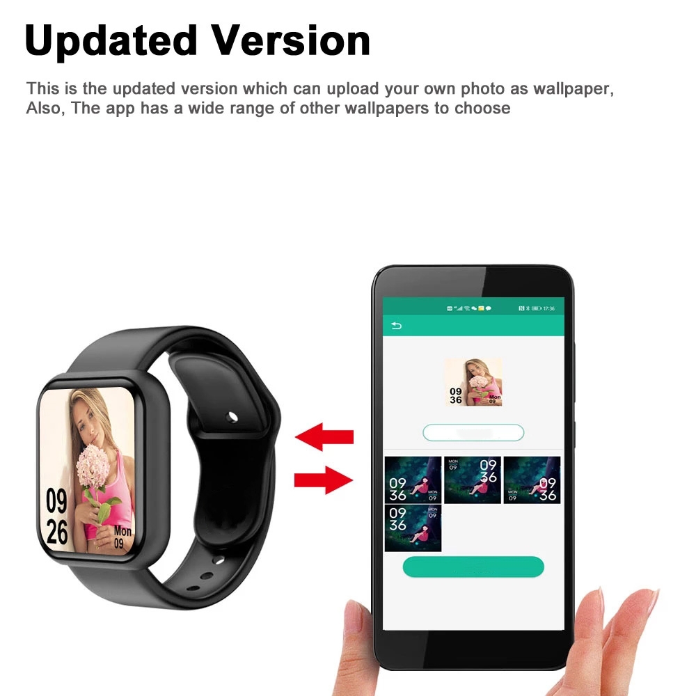 Jam tangan pintar olahraga pri - Silicone Band Replacement ulasan dan harga