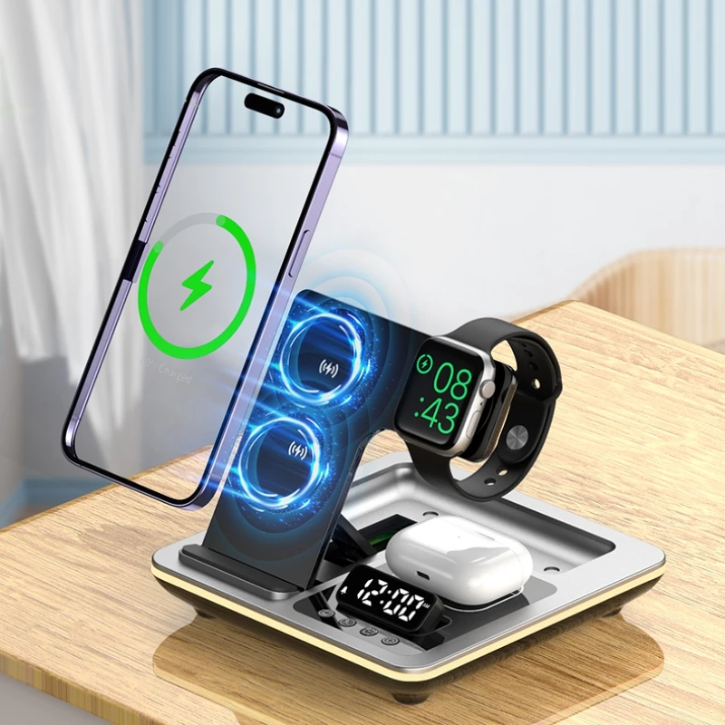5 in 1 Pengisi Daya Nirkabel W - Smartwatch Ac ulasan dan harga