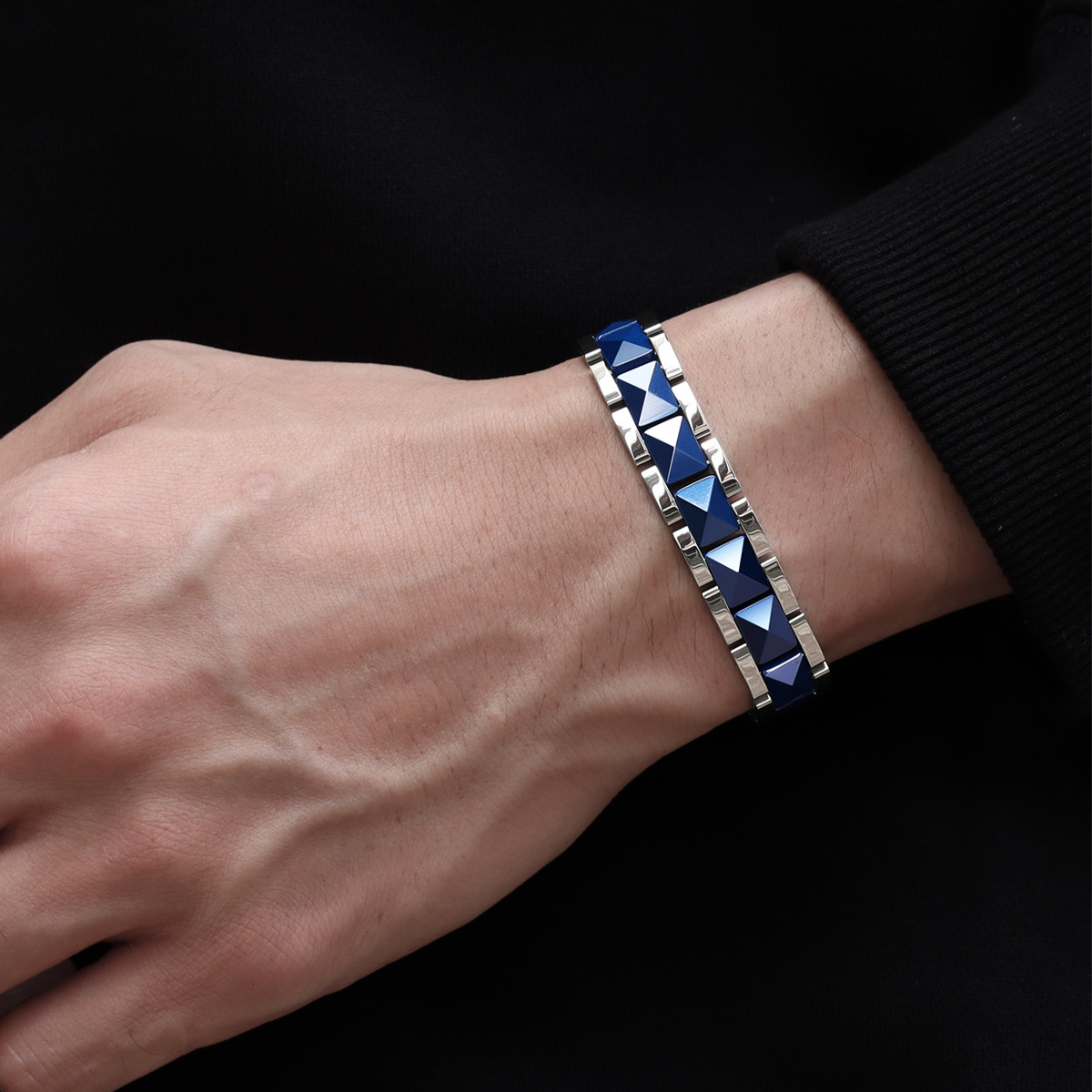 ARADOO Gelang Baja Titanium Ke - Ceramic Link Bracelet ulasan dan harga