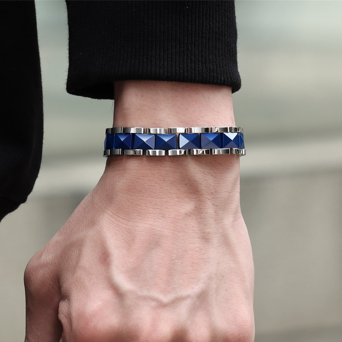 ARADOO Gelang Baja Titanium Ke - Ceramic Link Bracelet ulasan dan harga