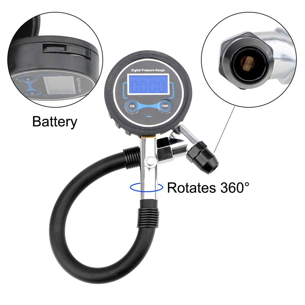 0-200Psi pengukur tekanan ban  - Smartwatch Universal ulasan dan harga