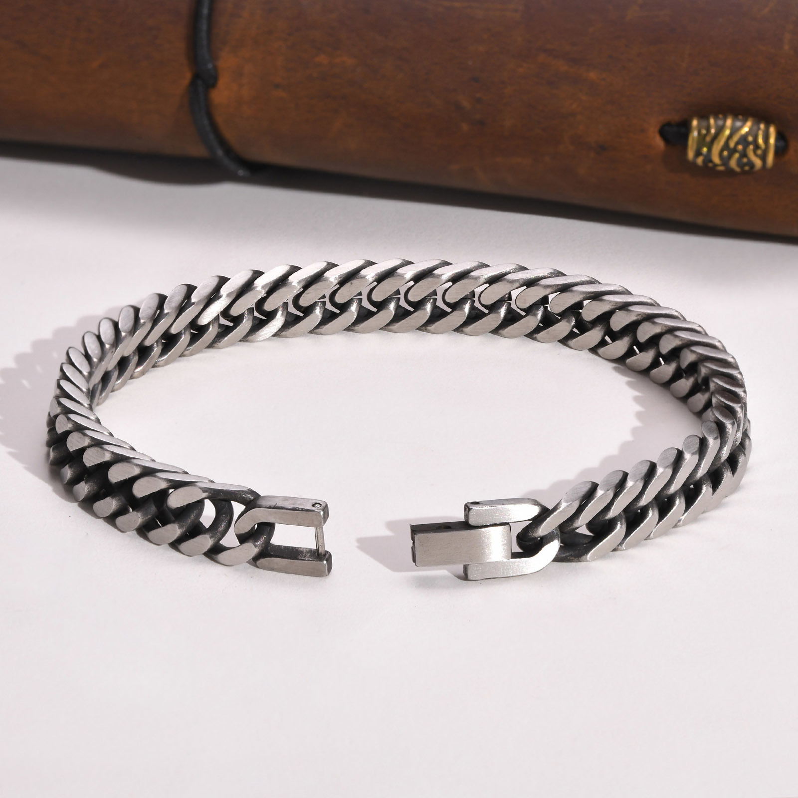 Gelang Rantai Kuba Retro Chunk - Ceramic Link Bracelet ulasan dan harga