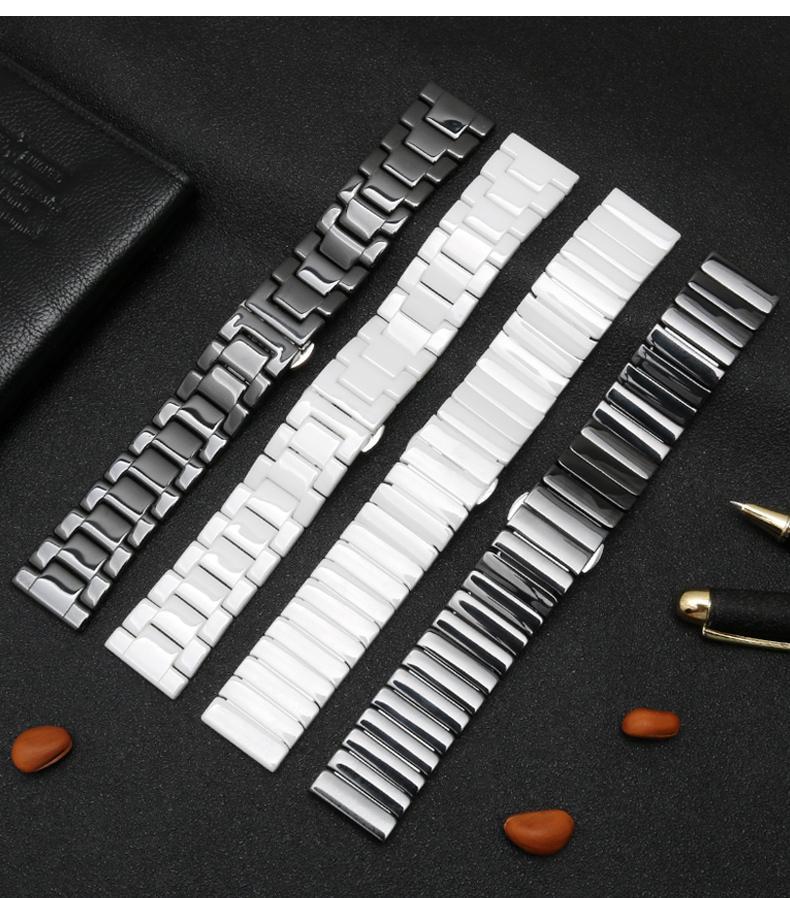Tali Jam Tangan Keramik 22Mm u - Ceramic Link Bracelet ulasan dan harga