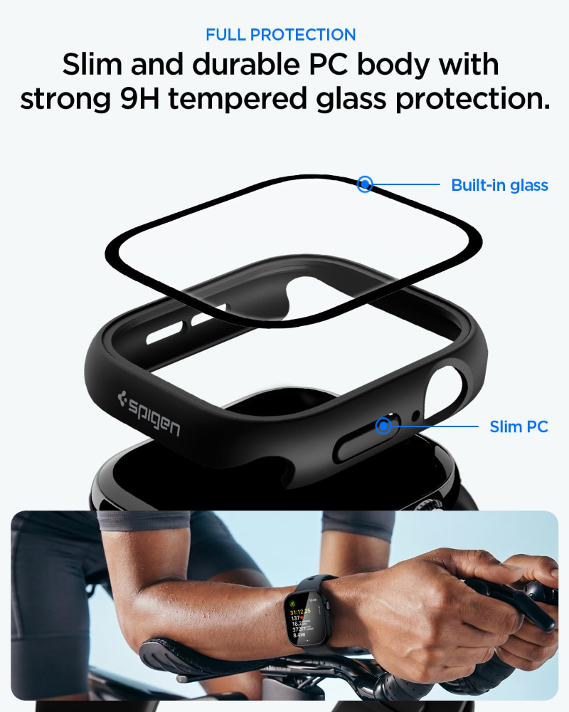 Kaca Antigores + Casing untuk  - Smartwatch Band Accessories ulasan dan harga