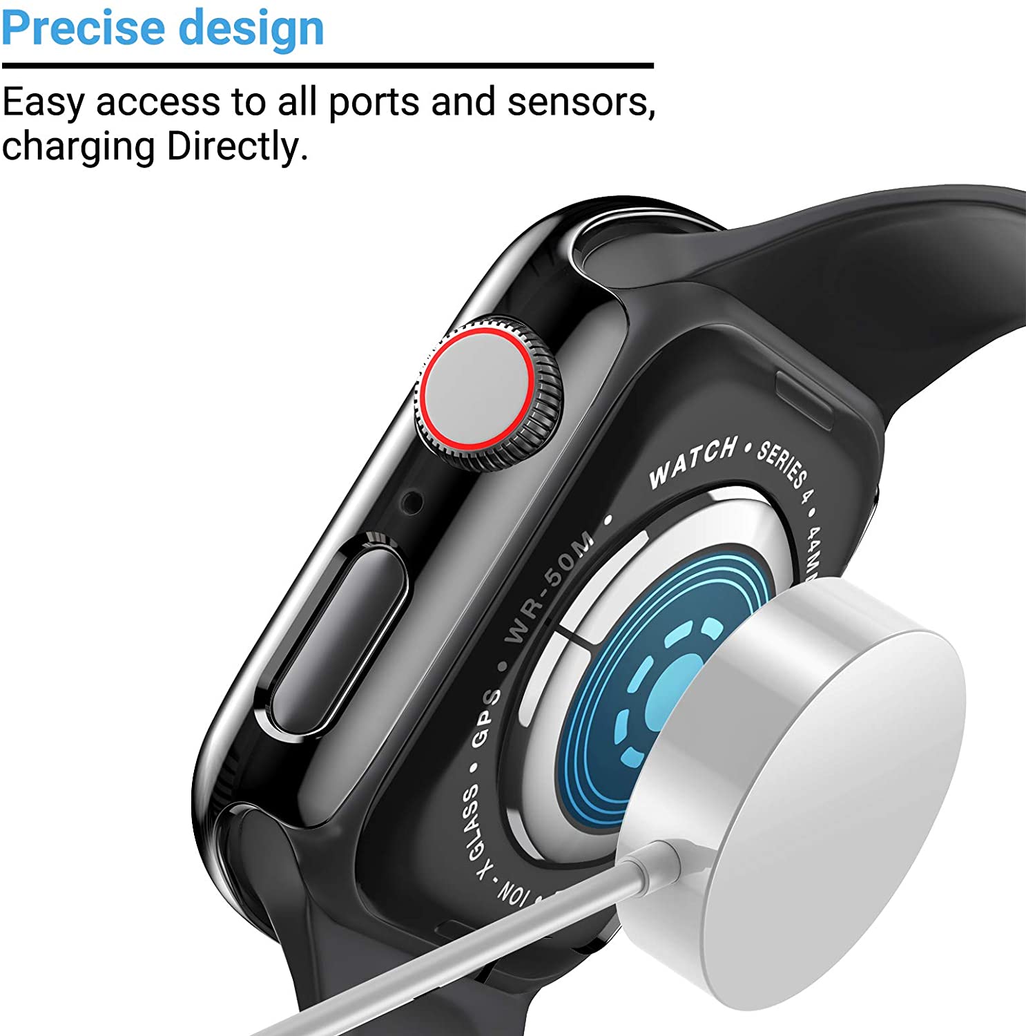 Kaca + penutup untuk Apple Wat - Smartwatch Band Accessories ulasan dan harga