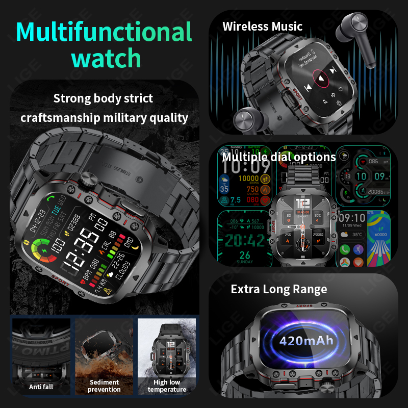 Jam Tangan Pintar Kebugaran Mi - Smartwatch Touch ulasan dan harga