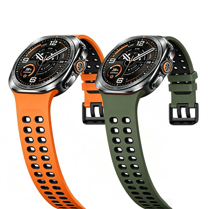 Tali Silikon Bernapas untuk Ja - Samsung Smartwatch Ultra Accessories ulasan dan harga