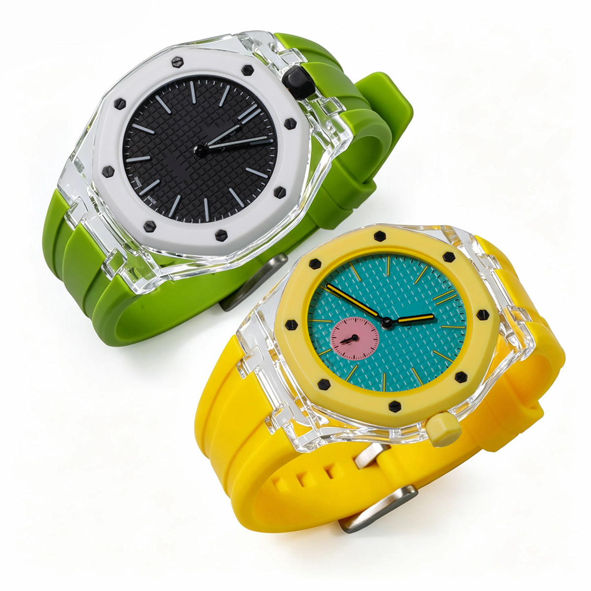 Untuk AP Swatch Co, Casing Tra - Silicone Band Replacement ulasan dan harga