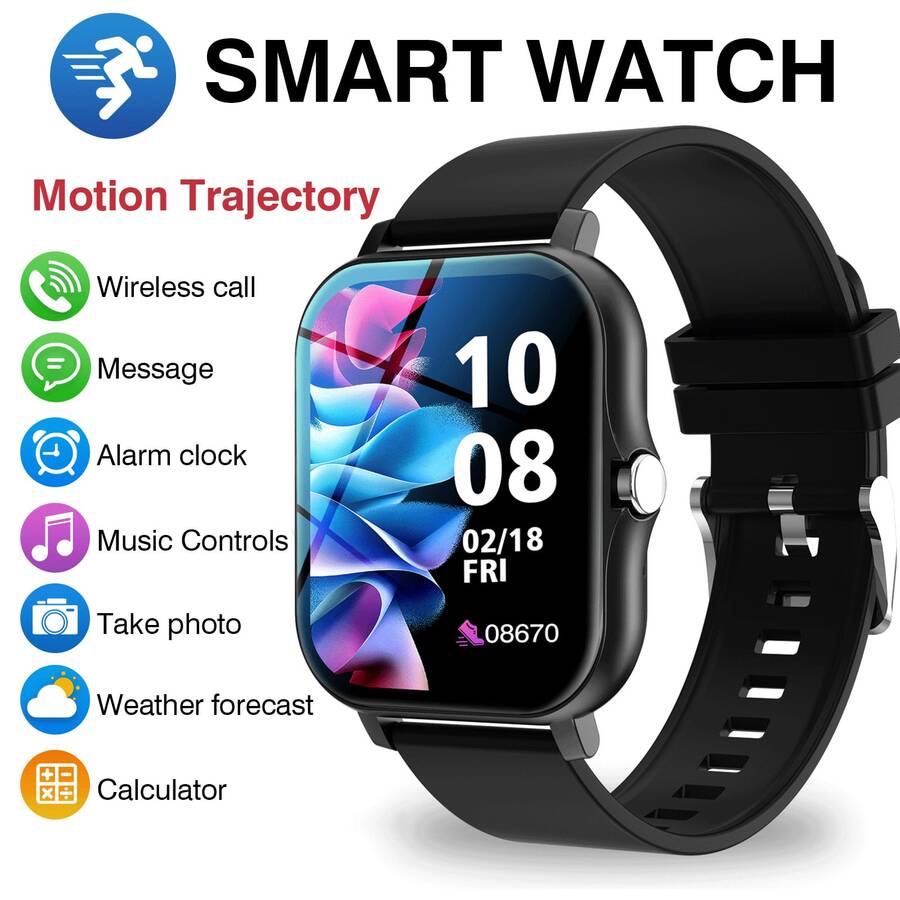 Jam Tangan Pintar Dengan Pangg - Smartwatch Touch ulasan dan harga