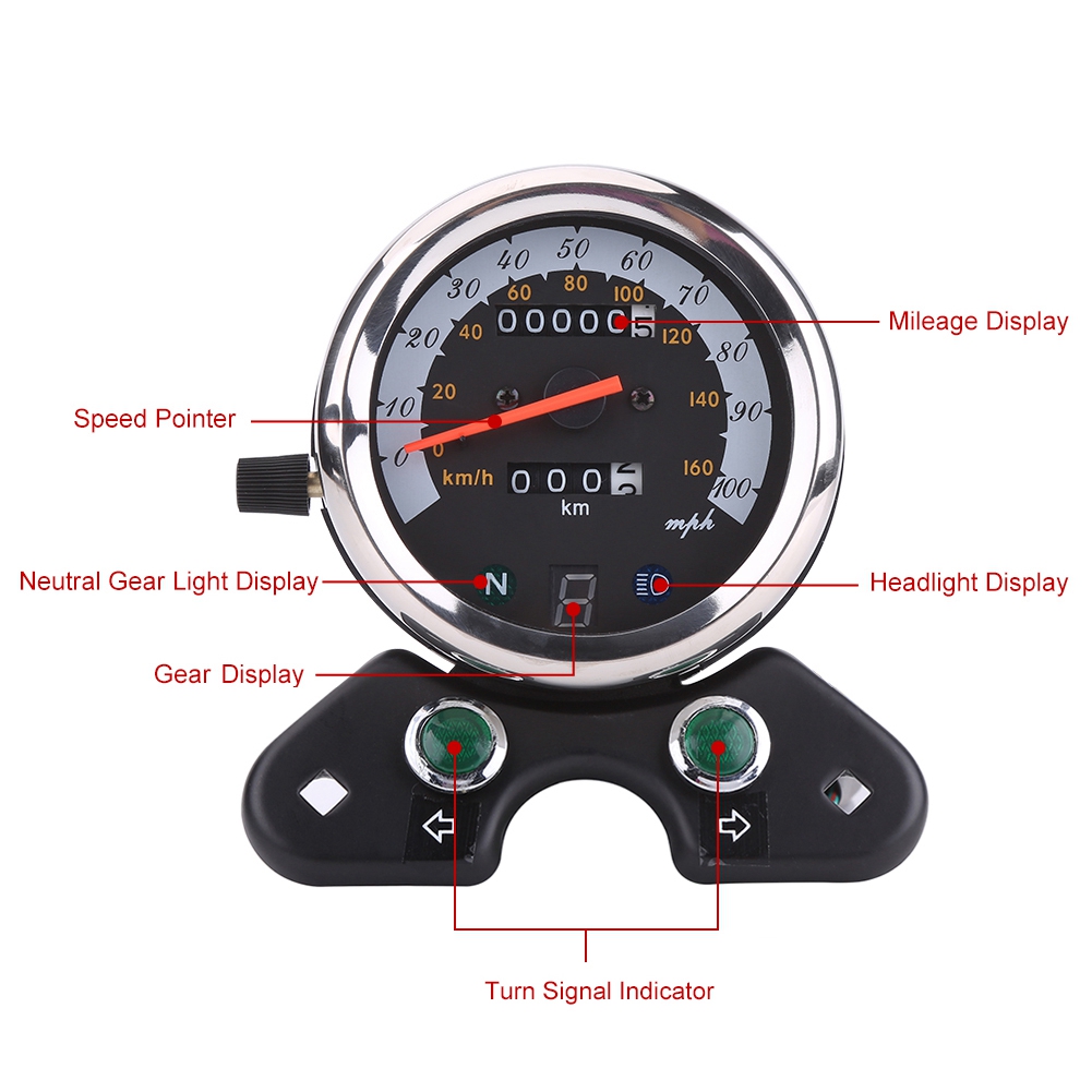 Speedometer sepeda motor ganda - Smartwatch Universal ulasan dan harga
