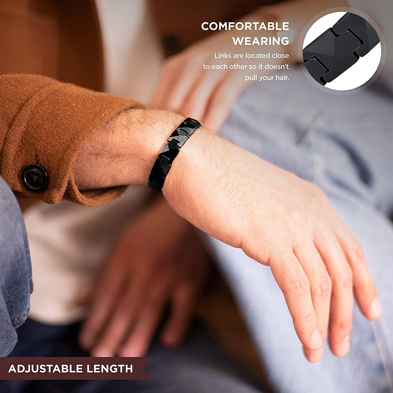 Gelang Keramik Premium ARADOO  - Ceramic Link Bracelet ulasan dan harga