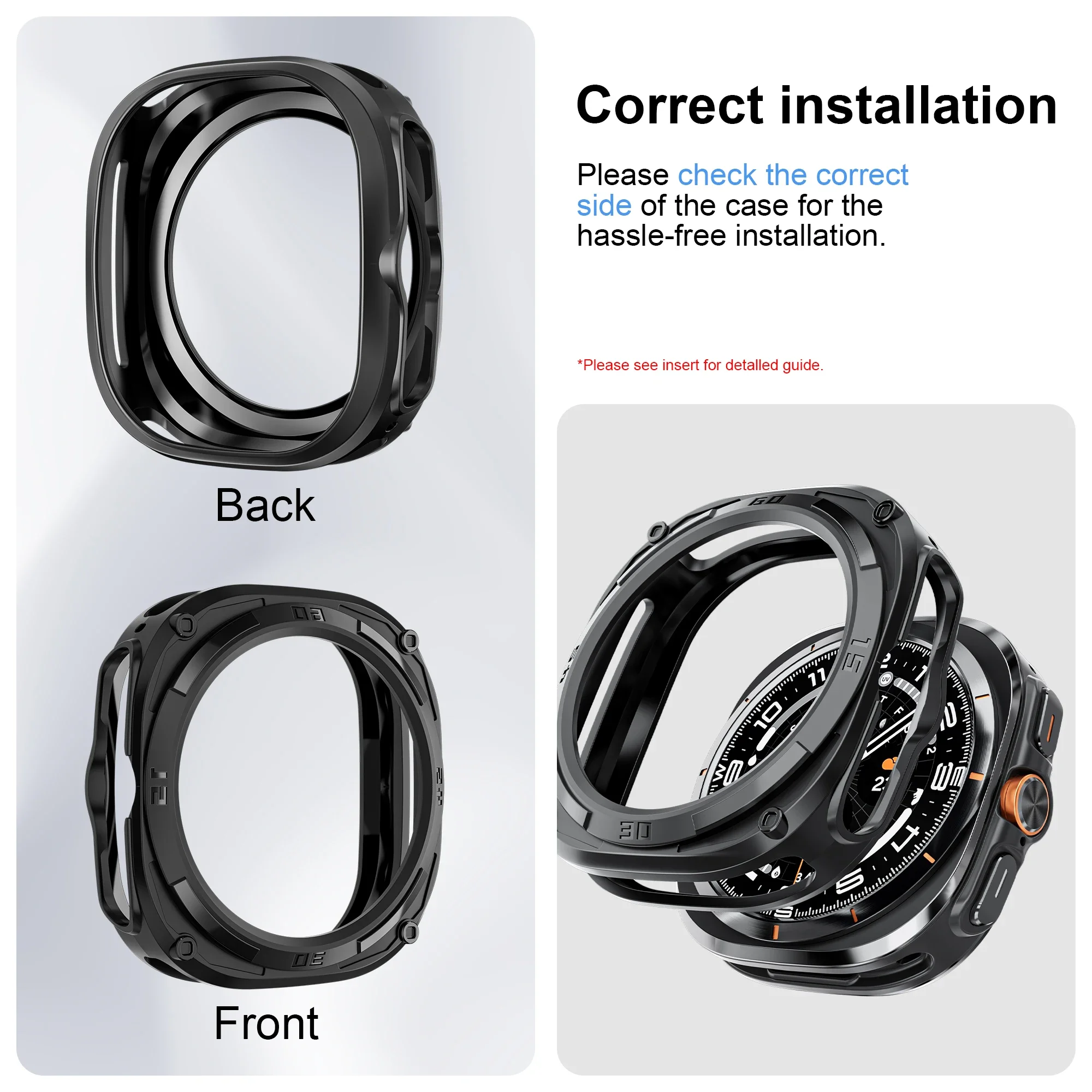 Pelindung layar untuk Samsung  - Samsung Smartwatch Ultra Accessories ulasan dan harga