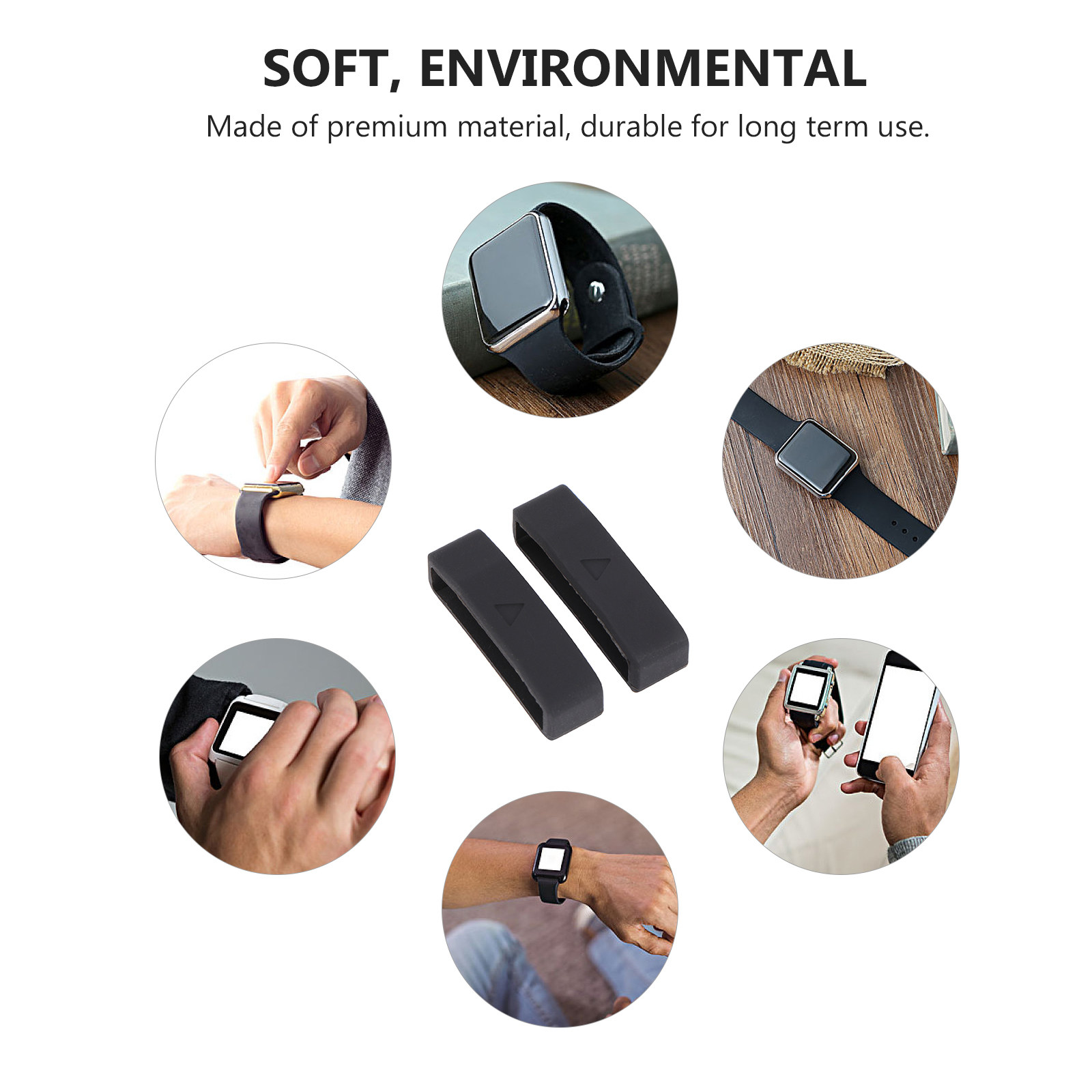 2 Buah Tali Jam Tangan Silikon - Silicone Band Replacement ulasan dan harga