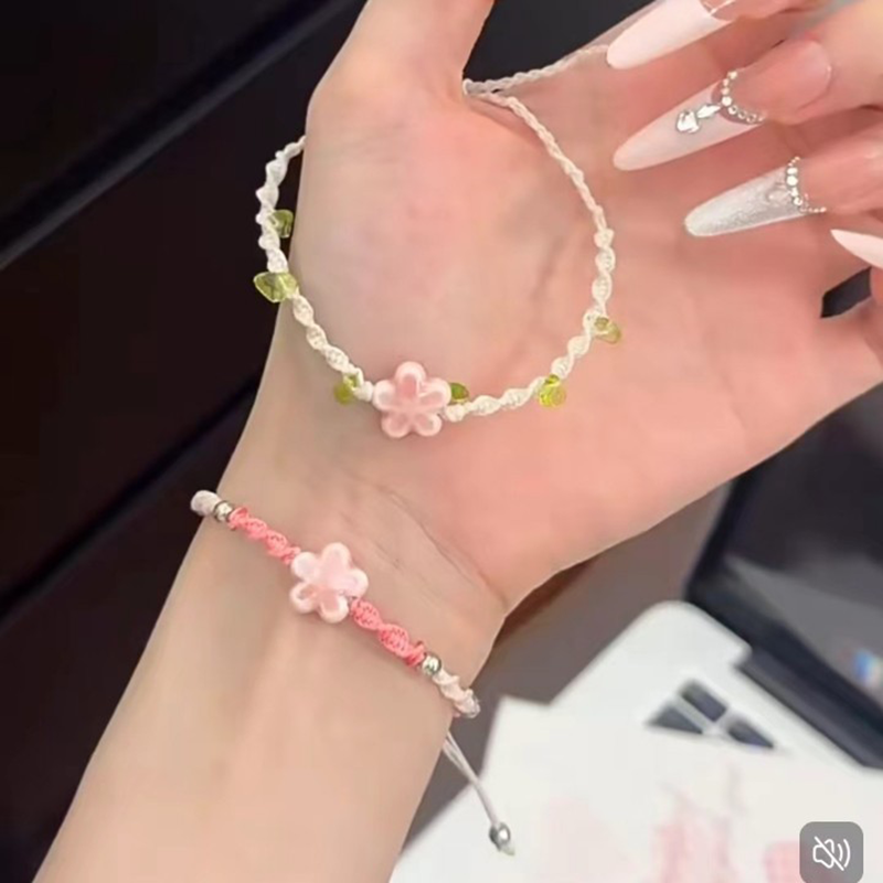 Gelang Bunga Keberuntungan Man - Ceramic Link Bracelet ulasan dan harga