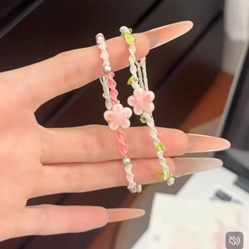 Gelang Bunga Keberuntungan Man - Ceramic Link Bracelet ulasan dan harga
