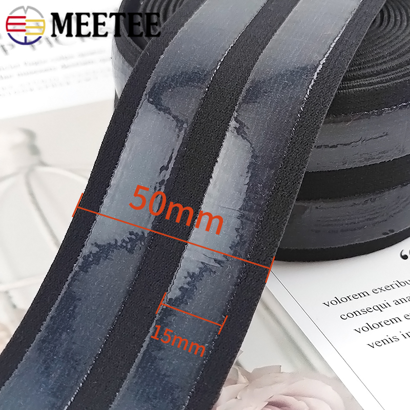 1-5M 50Mm Pita Elastis Anti Se - Silicone Band Replacement ulasan dan harga