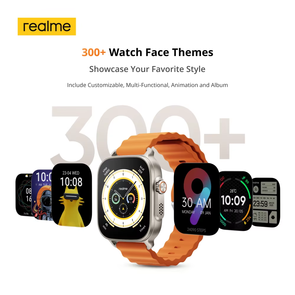Versi Global realme watch 5 1. - Smartwatch Faces ulasan dan harga