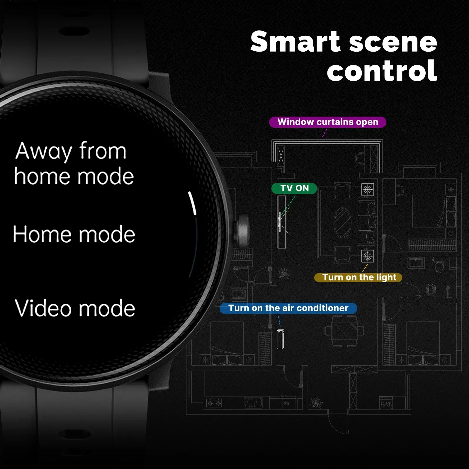 MOES jam tangan pintar Alexa p - Smartwatch Touch ulasan dan harga
