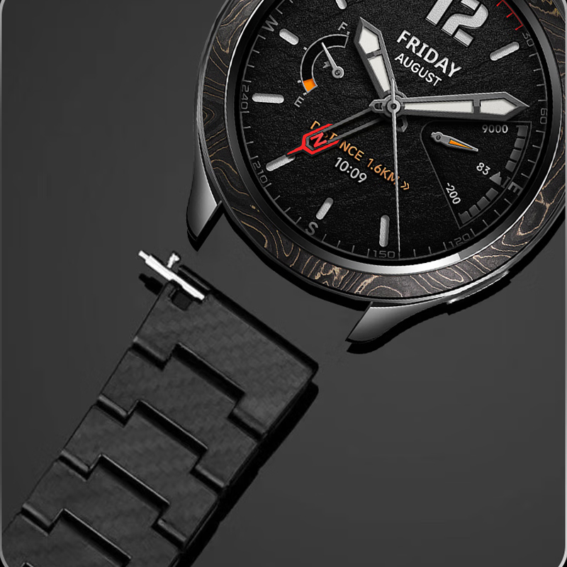 Tali Serat Karbon untuk Jam Ta - Xiaomi Smartwatch S3 Accessories ulasan dan harga