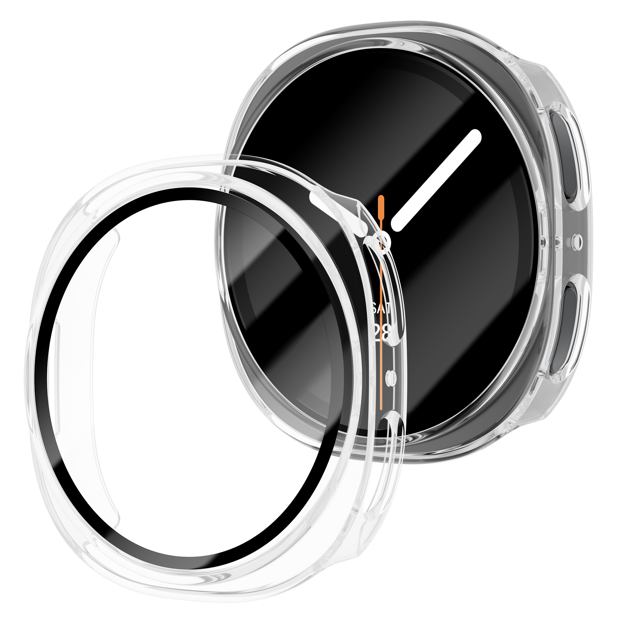 Kaca Antigores + Casing PC unt - Smartwatch Band Accessories ulasan dan harga