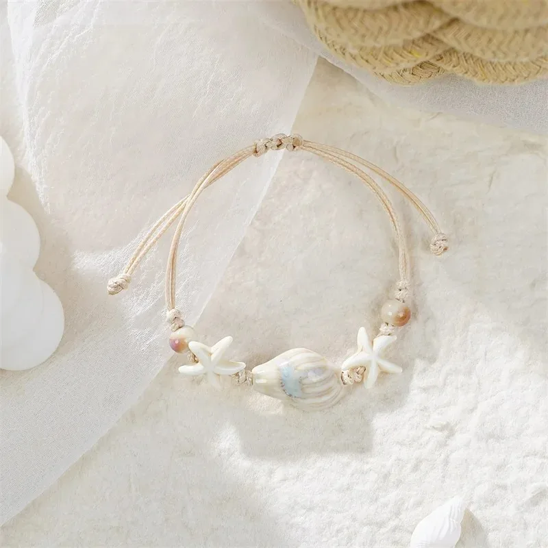 Gelang Manik-manik Kerang Bint - Ceramic Link Bracelet ulasan dan harga